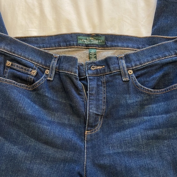 Lauren Jeans Co Jeans Classic Straight Green Label size 10 - Picture 3 of 8